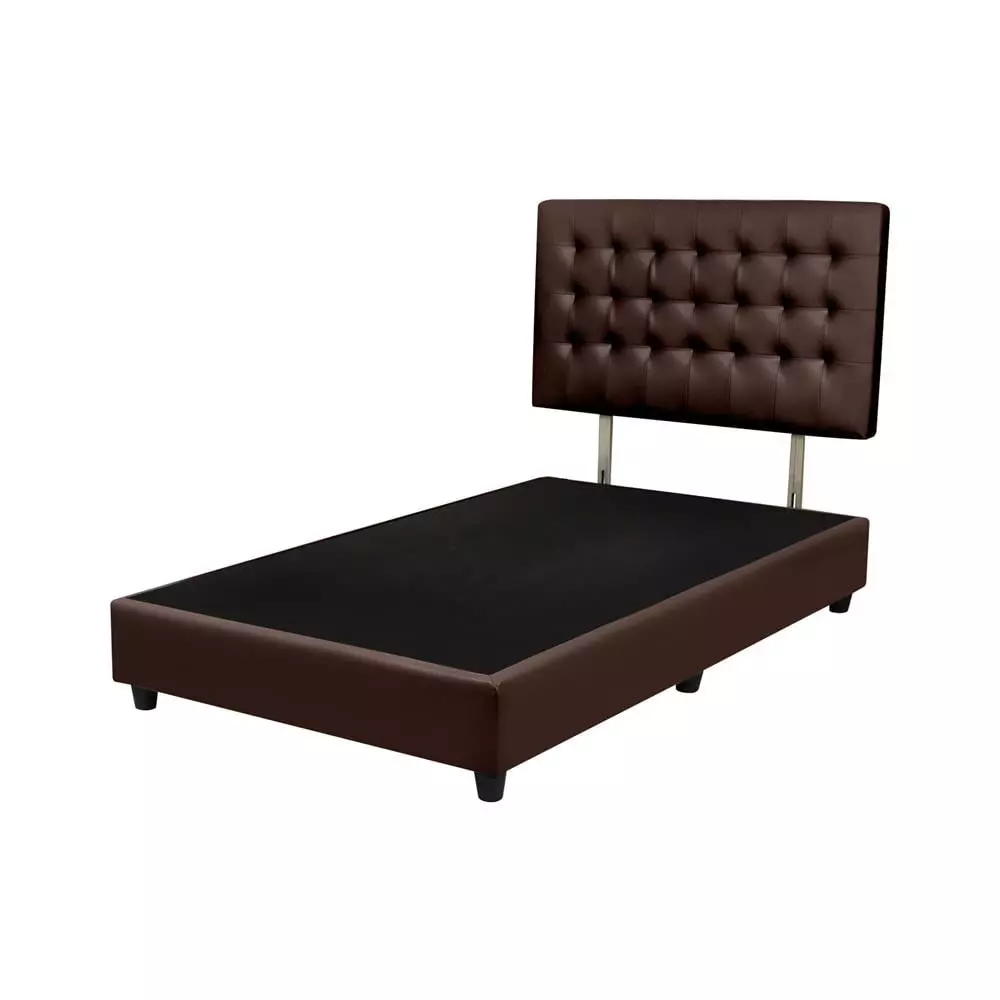 ฐาน+หัวเตียง MUNICH 3.5FT D-BROWN HLS (1130884)-1