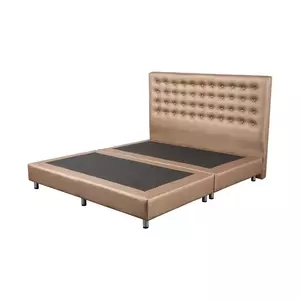 ฐาน+หัวเตียง DIAMOND 6FT.L-BROWN HLS (1164311)-1
