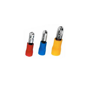 หัวเสียบตัวผู้ รุ่นกลมหุ้ม รุ่น F 1.5B (แพ็ค 10 ชิ้น) สีแดง-1