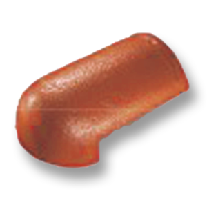 ครอบโค้งหางมน กระเบื้อง CT ตราเพชร Gran Onda ทองแดงศุภมงคล 212EH009807-