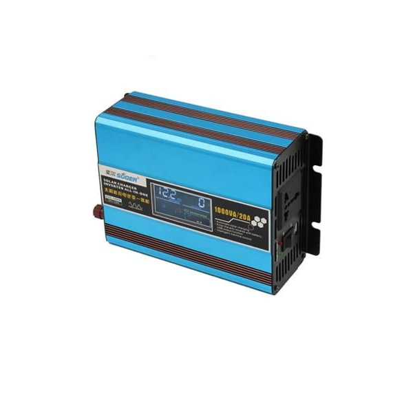 โซล่าชาร์จอินเวอร์เตอร์ 12V 1000W รุ่น SUS-1000VA สีฟ้า-1