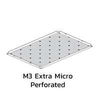 ฝ้าอลูมิเนียม คลิป-อิน Metalworks R-Clip F 0.7 มม. White แผ่นเจาะรู M3 Extra Micro Perforated