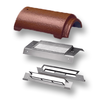 SCG Concrete Wood Tone Air Vent Ridge 