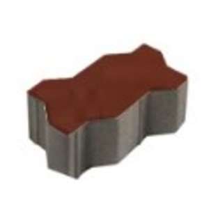 บล็อกปูพื้น SCG คดกริช 22.5x11.25x10 ซม. แดง 8851740000100