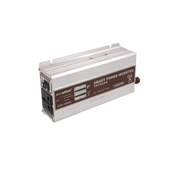 โมดิฟายอินเวอร์เตอร์ 12V 1000W รุ่น STA-1000A สีเงิน-1