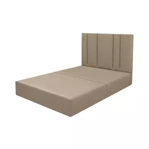 ฐาน+หัวเตียง ARTHENA 3.5FT BEIGE HLS (1192175)-1