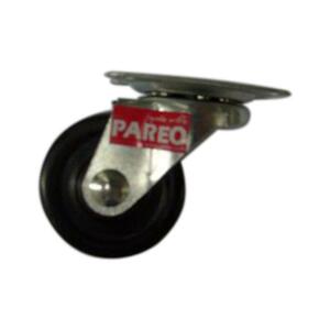 ลูกล้อยาง PAREO แป้นหมุน ไม่มีเบรก 1 นิ้ว สีดำ (269412)-1