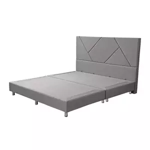 ฐาน+หัวเตียง SCARLETT 6FT GREY HLS (1193959)-1