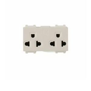 เต้ารับกราวด์คู่ รุ่น PCH-904NS มีม่าน-1