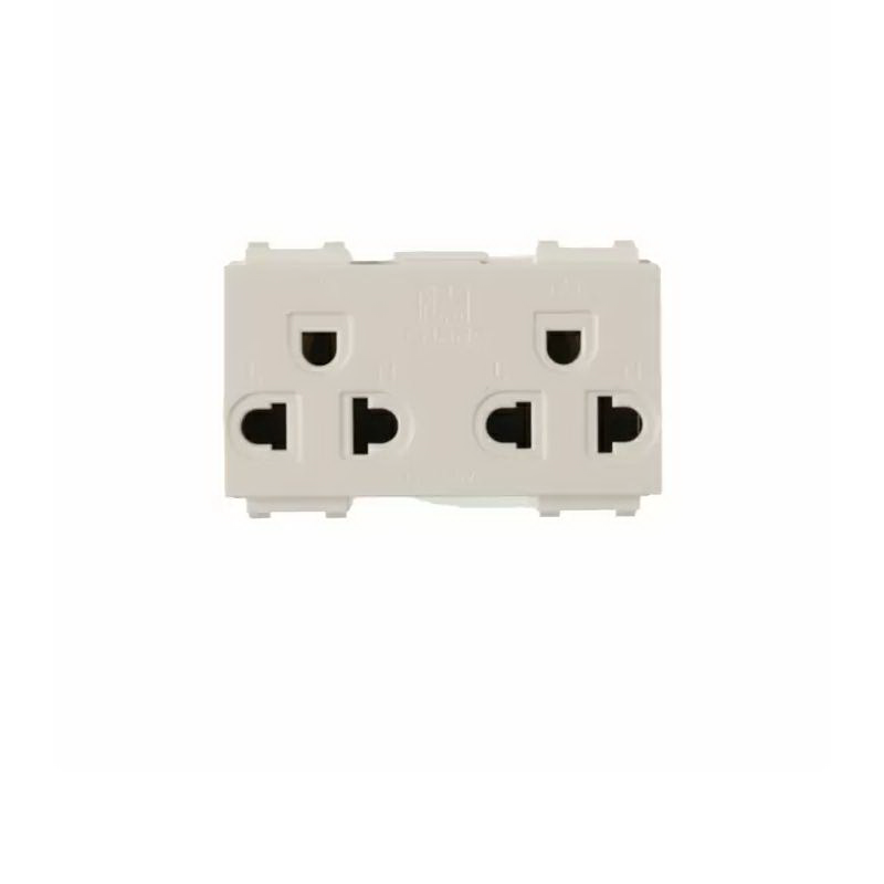 เต้ารับกราวด์คู่ รุ่น PCH-904NS มีม่าน-1