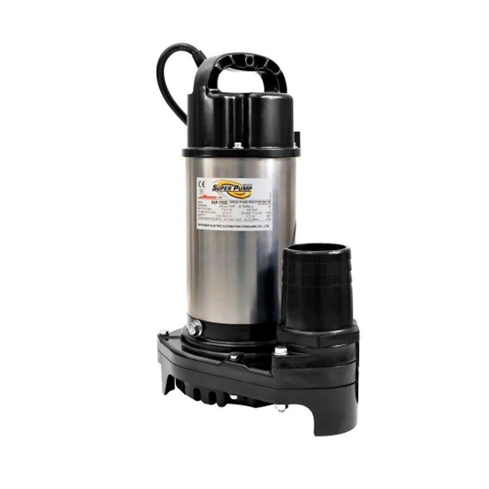 ปั๊มแช่ ไดโว่ 750 วัตต์ SUPER PUMP ปั๊มจุ่มน้ำเสีย SSP-755S (1201117)-1