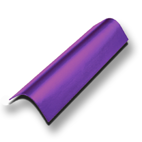 ห้าห่วง ไตรลอน สีม่วงมุกแพลทตินั่ม ครอบตกแต่งปิดข้าง -