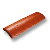 กระเบื้องหลังคาคอนกรีต CT Gran Onda ตราเพชร ส้มหางนกยูง ครอบข้างชนผนัง 212WG001102