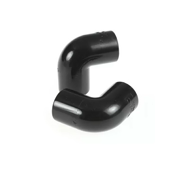 ข้อต่อโค้ง PVC 20 มม. สีดำ (แพ็ค 10)-1