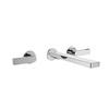 KOHLER COMPOSED ก๊อกผสมอ่างล้างหน้าติดผนัง 2 มือบิด สีโครเมี่ยม K-73067X-4-CP