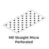 Lay In Galvanized Steel Ceiling Metalworks R-L 0.5 mm White M9 Straight Micro Perforated