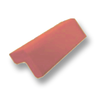 TPI Concrete Tile BAVARIA Smooth Alizarin Crimson Verge End