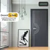 Melamine DoorX Gold - Platinum Grey 01 3.5x80x200 cm