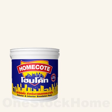 TOA สีน้ำโฮมโค้ท ชนิดด้าน ภายนอก สี HC600 Rose White 5 กล.-1