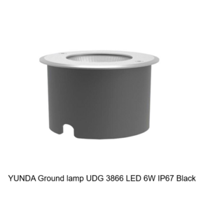 YUNDA Ground lamp UDG 3866 LED 6W IP67 Black -1