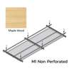Hook On Aluminum Ceiling R-H200 Metalworks Maple Wood 1200x600 mm M1 Non Perforated