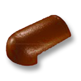 Diamond Concrete Tile Casa Orange Hip End Ridge-