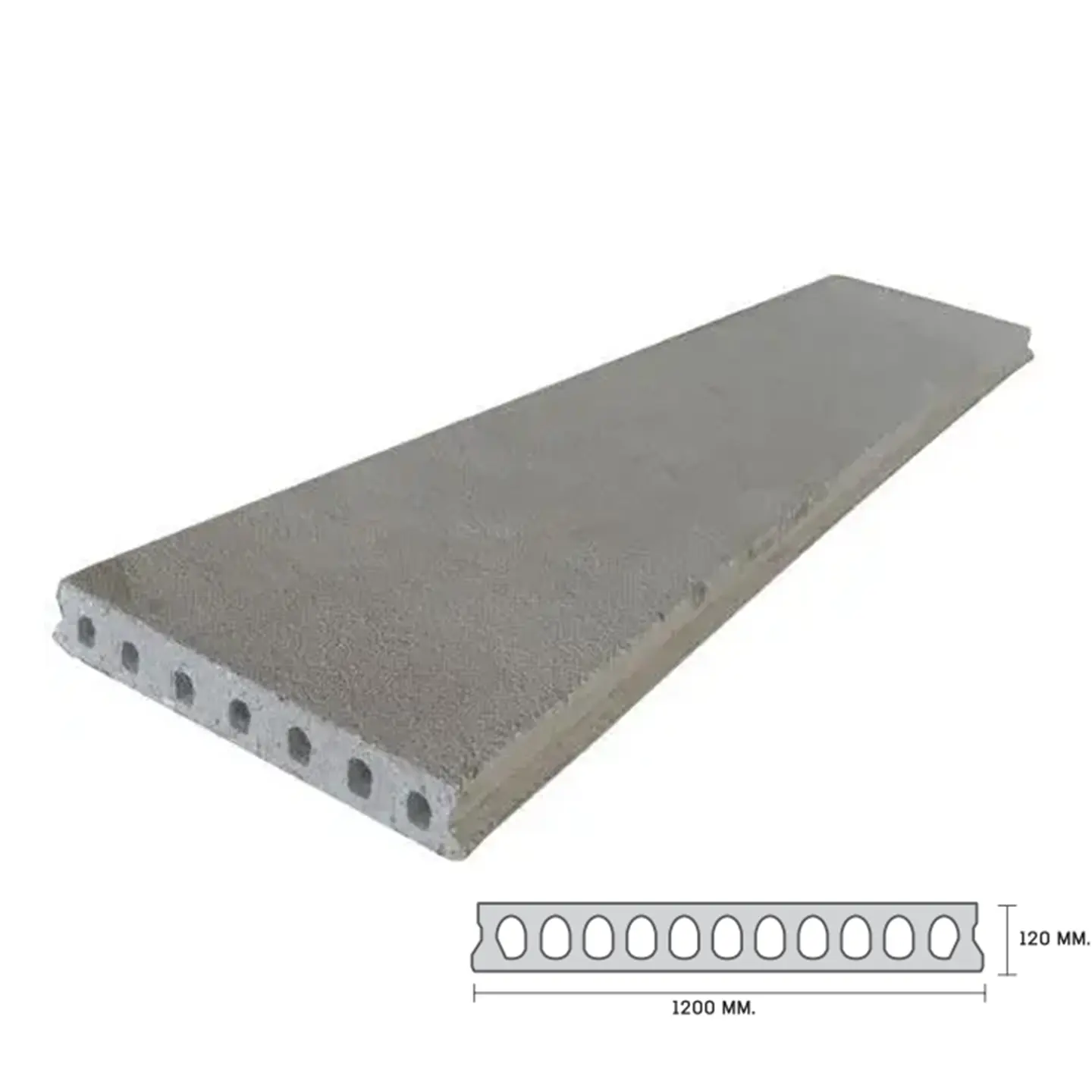 Hollow Core 12x120 cm PC Wire 12 Size: 4 mm-1