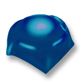 Light Blue Round 4 Way Apex SCG Roman Tile Hybrid-