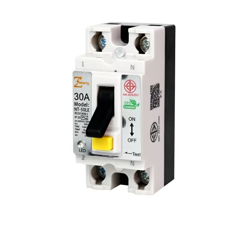 เบรกเกอร์ กันไฟดูด 2P 30A รุ่น NT-50-1