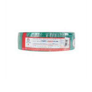 สายไฟ IEC01 THW 2.5x100 เมตร สีเขียว-1