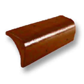 ครอบข้างปิดชาย กระเบื้อง CT ตราเพชร Gran Onda ส้มคาซ่า 212EK002802-