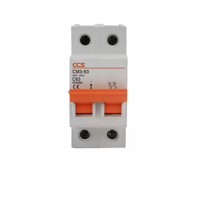 เบรกเกอร์ 2 เฟส 2P 63A รุ่น CM30-63CW-1