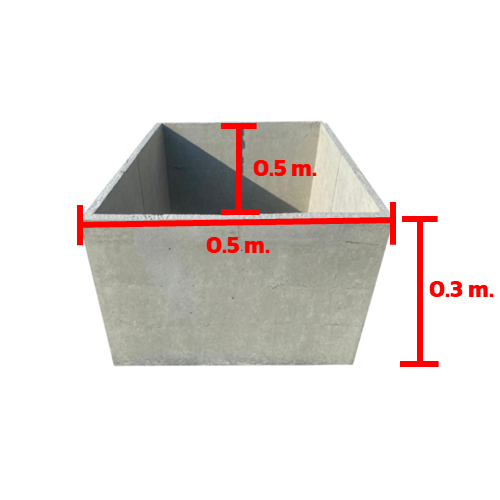 Footing Frame 0.50x0.50x0.30 ม.-1