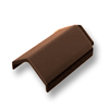 TPI Concrete Tile BAVARIA Smooth Burnt Sienna Angle Ridge