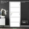 Melamine Door MDF iDoor S6 Pearl White 3.5x80x200 cm Pattern 5 (Cancelled)