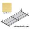 Hook On Galvanized Steel Ceiling R-H200 Metalworks Light Bamboo 1200x600 mm M1 Non Perforated