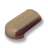 TPI Concrete Tile Orange Peel UTOPIA Tara Brown Round End Thai Ridge (Cancelled)