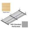 Hook On Aluminum Ceiling R-H200 Metalworks Maple Wood 1200x400 mm M10 Standard Perforated