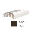 PVC Door Frame Oak 2x4 inch 80x200 cm