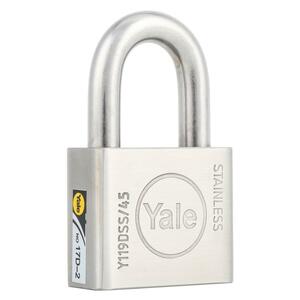 กุญแจลูกปืน YALE Y119DSS/45/127/1 45 MM สีสเตนเลส (1085331)