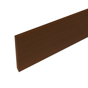บัวพื้น PVC รุ่น B-5 สีน้ำตาลเข้ม 401 กว้าง 4 นิ้ว หนา 6 มม. ยาว 4 ม.