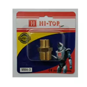 ข้อต่อเกลียวนอก-นอก HI-TOP มม. 4-4 หุน (1/2-1/2 นิ้ว) สีทอง (1157305)-1