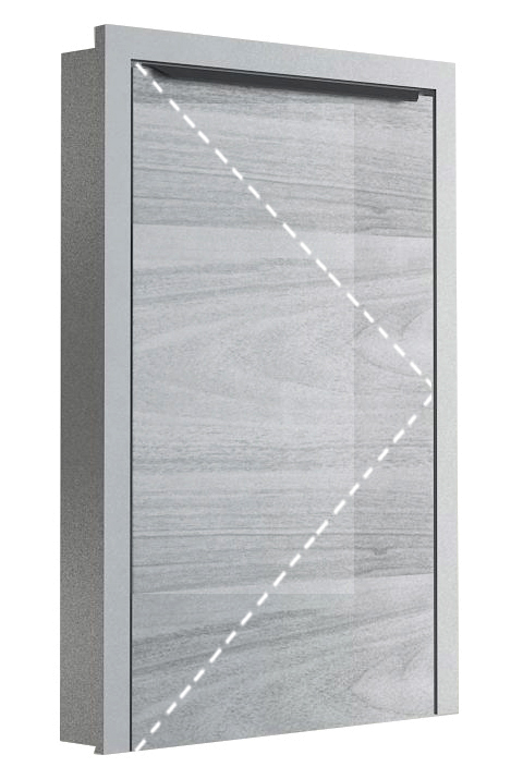 ABS KING PLAT 60x26cm. WH storage rack. (1072572)-1