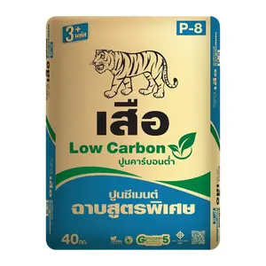 ปูนเขียว ตราเสือ ฉาบสูตรพิเศษ ขนาด 40 กก.