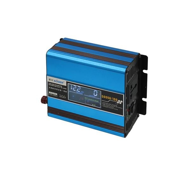 โซล่าชาร์จอินเวอร์เตอร์ 12V 500W รุ่น SUS-500VA สีฟ้า-1
