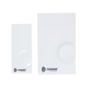 กระดิ่งไร้สายแบบเสียบปลั๊ก TOSHINO H-518 สีขาว (1048076)