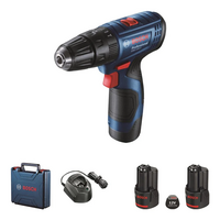 สว่านกระแทกไร้สาย (พร้อมแบตเตอรี่) BOSCH GSB120-Li 12 โวลต์ (1064557)