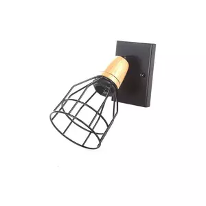 โคมไฟติดผนัง 1 หลอด เหล็ก รุ่น MA-0339 สีดำ DECOS-1