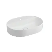 อ่างล้างหน้าวางบนเคาน์เตอร์ COTTO C00361(MWH) เซนเซชั่น-แคปซูล สีขาวแมท