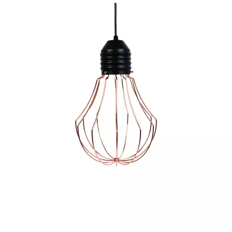 โคมไฟระย้า 1 หลอด มีเนียม รุ่น 5051 สีโรสโกลด์ HEAP-1